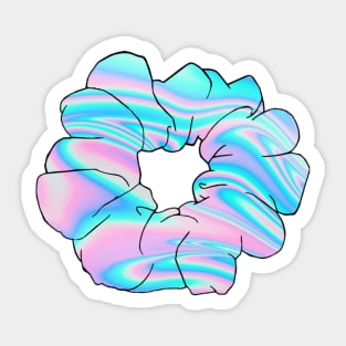 Holographic Scrunchie Sticker